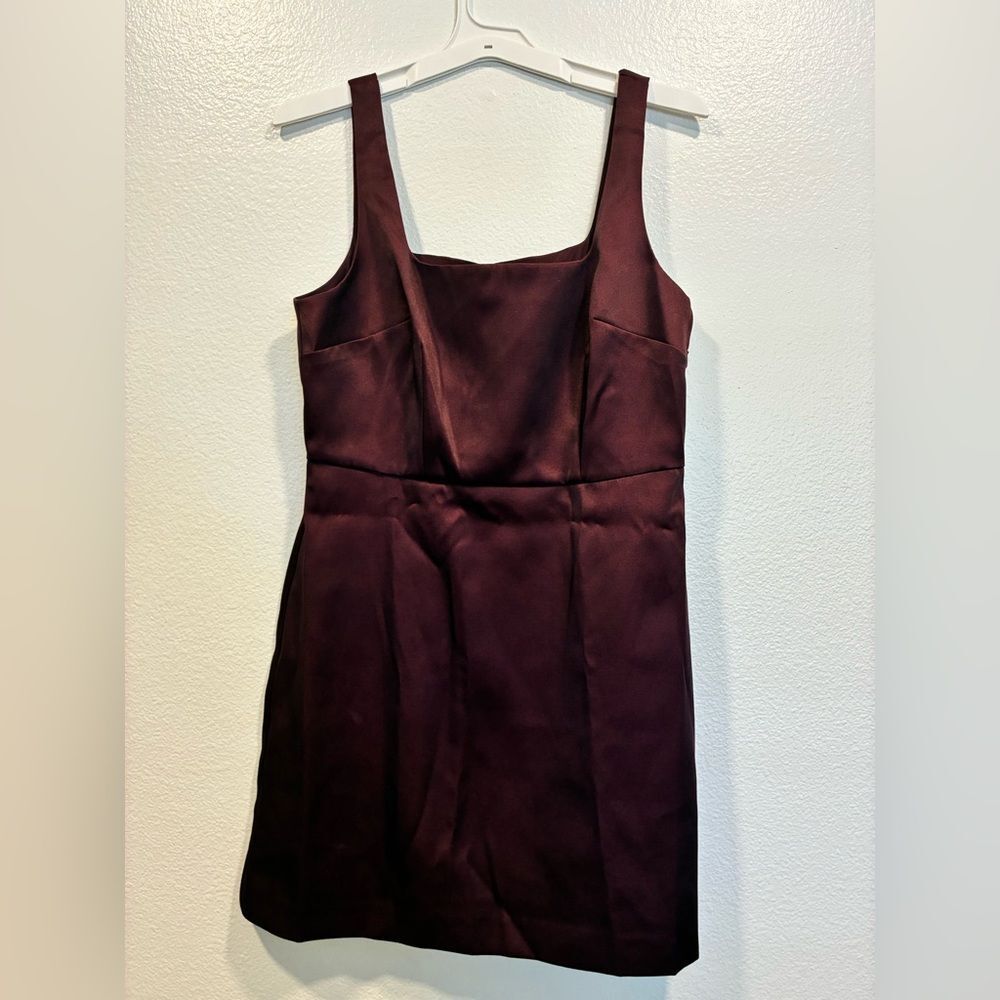 a new day Rich Burgundy Mini Dress